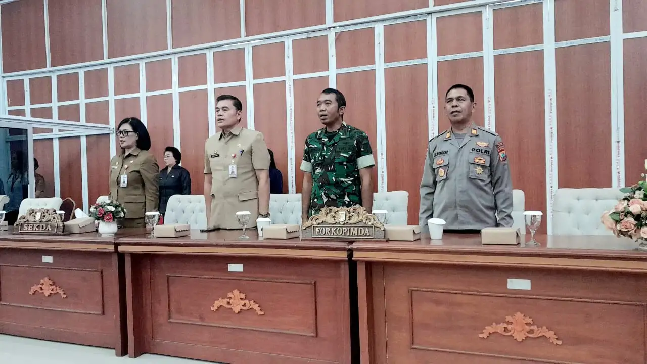 Polres Minahasa Kawal Ketat Rapat Paripurna RPJMD 2025–2029: Wujud Dukungan Polri dalam Proses Pembangunan Daerah